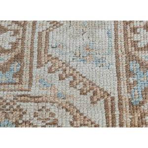 พรมขนสัตว์ถักมือสีน้ำตาลเบจวินเทจ รุ่น Pae-4041 ลายเรขาคณิต สำหรับห้องนั่งเล่น ใช้ในบ้าน ทางเข้าบ้าน โถงทางเดิน ห้องวัยรุ่น - Product Image 3