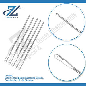 Dilatador de sonidos uretrales Dittel 14 Charr Instrumentos quirúrgicos básicos 25cm Dilatador Dittel Acero inoxidable Fabricado en Pakistán - Product Image 3