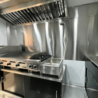 Remorque alimentaire entièrement équipée, cuisine mobile remorquable, remorque de concession, camion alimentaire commercial pour BBQ, pizza, café, crème glacée