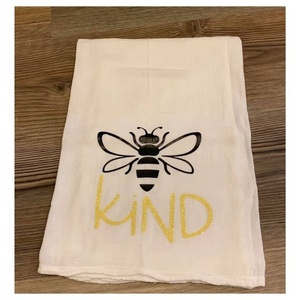 Lush Customizable Exclusive Honeybee Embroidered Comfortable Cotton High Quality Eco-Friendly Quick-Dry Soft Strong Water Towels - Product Image 6