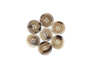 Boutons en corne de buffle naturelle, finition colorée, pour accessoires vestimentaires, haute qualité - Product Image 2