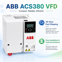 Variateur de fréquence ABB ACS380, gamme complète de modèles, 0,55 kW à 22 kW, triphasé 380-480 V, variateur de vitesse pour moteur AC