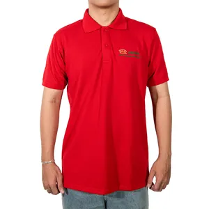 Рубашка-поло с вышивкой и принтом, 100% полиэстер, бесплатный дизайн, высокое качество, низкая цена, сделано в вьетнаме