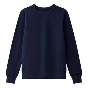 Sweat-shirt en molleton uni vert menthe clair pour homme, col rond, manches longues, logo personnalisé, OEM, ODM, vêtements en gros - Product Image 3