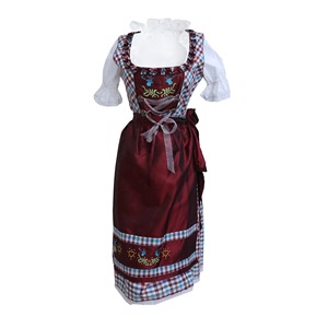 <span class=keywords><strong>2025</strong></span> truyền thống oktoberfest người phụ nữ xinh đẹp của trachtenmode dirndl ăn mặc Đức Bavaria thêu gingham Mini set trang phục - Product Image 6