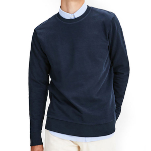 Ropa de calle de calidad premium para hombre, sudadera gruesa de talla grande 100% de algodón orgánico, sudadera suave en blanco de talla grande para hombre - Product Image 5