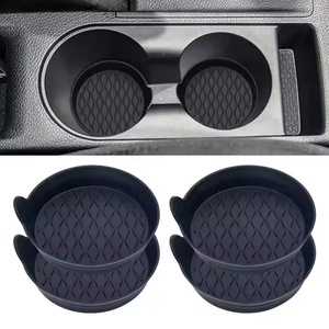 New silicone <b>car</b> <b>cup</b> mat - anti-slip, heat-resistant, fits most <b>cup</b> <b>holders</b>! #CarAccessories - Product Image 4