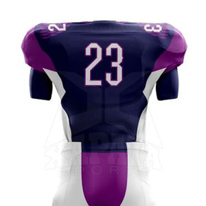 Maillot de football américain haut de gamme pour adulte, dernier design, ensemble à manches courtes, respirant, grande taille, nouveau style, uniforme personnalisé - Product Image 5