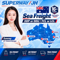 Service de logistique porte-à-porte DDP, logistique maritime FCL LCL, transitaire express, Chine vers l'Australie, expédition FCL vers l'Australie
