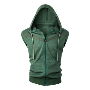 <b>Men</b> Workout Hooded Tank Tops Sports Bodybuilding Stringer <b>Mens</b> <b>Sleeveless</b> Gym <b>Hoodies</b> - Product Image 5