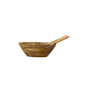 Bols à tremper en bois faits à la main multi-usages décoratifs Sheesham bol de service à salade en bois pour la décoration bol de cuisine cadeau - Product Image 1