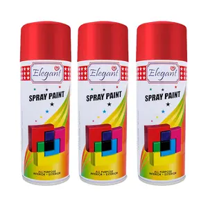 Red Spray Paint 400ML It preserves surfaces from corrosion and gives a luster and shine for wood and metal Art