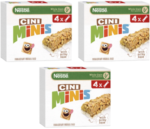 3 boîtes de NESTLEE CINI MINIS, barres de céréales pour le petit-déjeuner, collations saines et savoureuses, 100g 3,5oz - Product Image 5