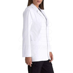Blouse de laboratoire unisexe confortable en coton 100% de haute qualité KATBROS INDUSTRIES KI-446, fabrication professionnelle, détection des aiguilles, hôpital - Product Image 3