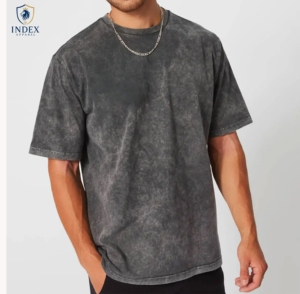 Index Apparel Men's <b>Oversized</b> Solid Tie-Dye Cotton <b>T</b>-<b>Shirt</b> O-<b>Neck</b> Short Sleeve Casual Loose Fit Regular Length - Product Image 1