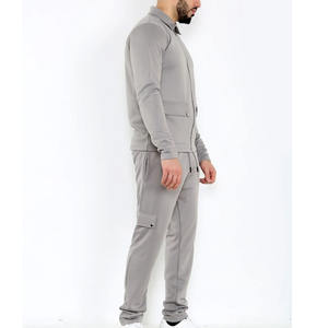 Conjunto Deportivo de Chándal para Hombre con Logotipo Personalizado 2026, Tallas XL/XXL, Tejido de Felpa, Talla Grande con Cremallera - Product Image 5