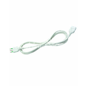 ส่วนต่อขยาย3X1มม. ซ็อกเก็ต2P + T ปลั๊ก10A 2P + T สีขาว10A - Product Image 1