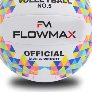 Flowmax 2025, nuevo diseño, voleibol, impresión colorida, suave al tacto, pelota de voleibol cosida a máquina personalizada - Product Image 6