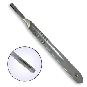 Manche de scalpel de haute qualité, conception professionnelle, manche de scalpel au meilleur prix, service OEM, acier inoxydable - Product Image 6