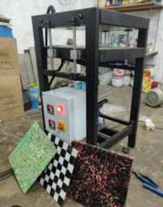 Recycled Plastic Hot Sheet Press Machine Automatic Motor & Pump 1m X 1m 16kW High Productivity Eco-Friendly - Product Image 3