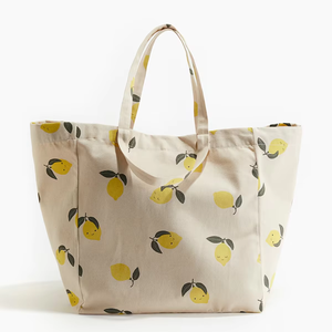 Ecológico 100% algodón agradable moda Azo-libre impreso algodón bolsa de compras con tasa competitiva algodón automango - Product Image 1