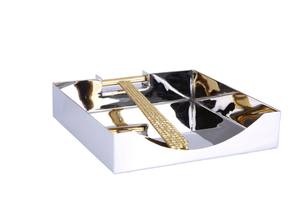 Porte-serviettes décoratif en marbre fait main forme carrée pour la maison hôtel dessus de table utilisation avec couvercle porte-serviettes - Product Image 2