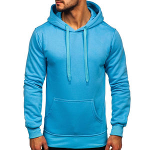 Sudaderas Personalizadas para Hombre, Diseño OEM Personalizado, Sudadera con Capucha de Color Sólido, Secado Rápido, Ropa Urbana para Invierno, 100% Algodón - Product Image 4