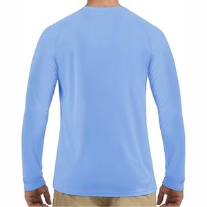 เสื้อแรชการ์ดผู้ชายสำหรับกิจกรรมกลางแจ้ง ระบายอากาศได้ดี เป็นมิตรกับสิ่งแวดล้อม รับสกรีนโลโก้ แขนยาว ป้องกันแสงแดด UPF50 - Product Image 2