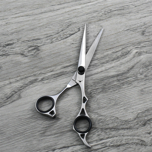Fancy Handle Barber Scissors <b>Kit</b> Finish <b>Polish</b> <b>Metal</b> Steel Hair Cutting Salon Scissor Thinning Scissor With Case - Product Image 6