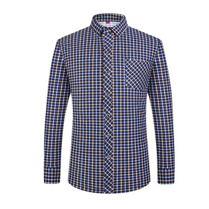 Chemises en flanelle polaire 100 % coton à manches longues pour hommes, personnalisées, de haute qualité, respirantes, pour l'été, le travail, l'extérieur et l'usine - Product Image 3