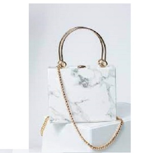 High-Quality <b>Resin</b> <b>Resin</b> Embellishment Clutch Bag Purse Brass Chain Unique Refined Embroidery Design <b>Resin</b> Clutch Bag - Product Image 4