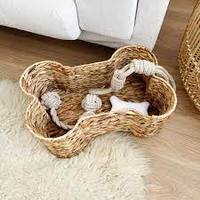 Décorations de Noël en rotin naturel tissé à la main maison traditionnelle suspendue cloche boucle d'oreille cerceaux artistique ange arbre Promotions