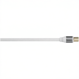 Cable de Antena de TV Blanco de 5m 110dB 00127200 - Product Image 2