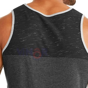 Débardeur sans manches en coton pour hommes, gilet musculaire solide, maillot de corps, col en O, vêtements de sport décontractés, séchage rapide et respirants - Product Image 3