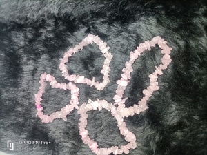 Natural Rose Quartz Chips <b>Bracelet</b> Crystal Stone Beaded Stretch <b>Bracelet</b> <b>Healing</b> Gemstone Jewelry for Men Women - Product Image 6