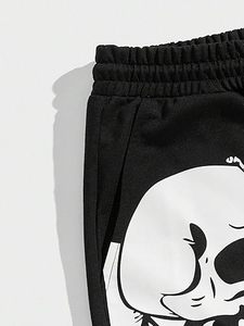 Pantalones cortos inspirados en Hip Hop | Ajuste urbano relajado | Impresión de logotipo personalizado | Soporte OEM/ODM | Esencial de verano - Product Image 3