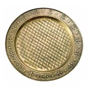 Modern Hammered Handcrafted <b>Charger</b> <b>Plate</b> <b>Gold</b> Color <b>Charger</b> <b>Plate</b> for Wedding Parties <b>Charger</b> <b>Plate</b> Highly Decorative Top Trend - Product Image 2