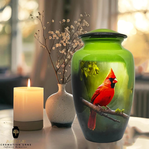 Urnes de crémation Design Colibri Urnes commémoratives en aluminium Souvenir et tailles adultes Étanche Gravable - Product Image 6