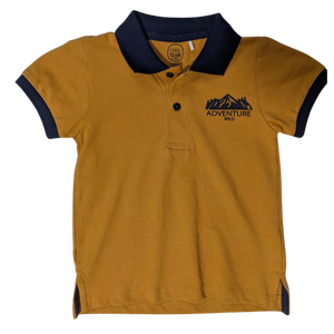 Polo en coton pour garçons, T-shirts pour enfants, avec logo imprimé dessin animé, vente en gros, fabricant Bangladesh - Product Image 4