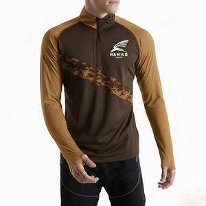 Sublimation Printed Spandex Quick-dry <b>Men</b> Compression Shirt Top Long Sleeve Sports <b>Base</b> <b>Layer</b> Running Dry Rash Guard - Product Image 5