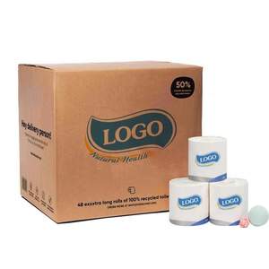 Soft and Durable Bulk Disposable <b>Toilet</b> Tissue 4Ply <b>Roll</b> Available in <b>3Ply</b> and 2Ply Options - Product Image 1