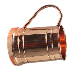 Jarra de Cobre Martillado Premium de 16 oz, Hecha a Mano, Apta para Alimentos, Sostenible, para Moscow Mules, Camping, Herramientas de Bar Personalizadas - Product Image 4