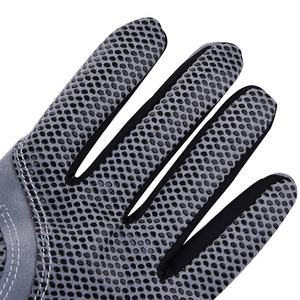 Guantes de golf de cuero Cabretta personalizables de color y logotipo, guantes deportivos de soporte de mano de cuero antideslizante de alta calidad para golfistas - Product Image 2