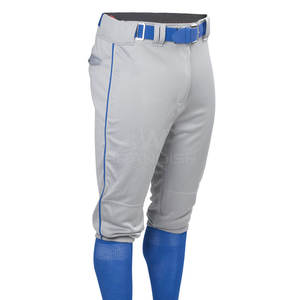 Fabricant pakistanais pantalon de baseball de haute qualité respirant couleur unie prix bon marché pantalon de baseball pour la vente en ligne - Product Image 1