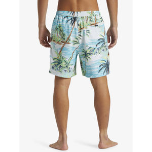 Men Beach Shorts Quick Dry Polyester Swim Shorts Lightweight Breathable Summer Surf Board Shorts <b>Elastic</b> Waist Swimwear OEM - Product Image 3