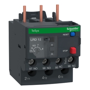 Relè di sovraccarico termico SCHNEIDER ELECTRIC LR3D12 TeSys Deca 690VAC 5.5-8A 1NO+1NC Classe 10A per carichi non bilanciati - Product Image 1