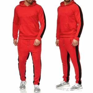 OEM Hombres Eco-Friendly Casual Streetwear Sudadera con capucha Athletic Jogger Sudadera con capucha Pantalones de chándal Personalizado Sólido Chándal - Product Image 3