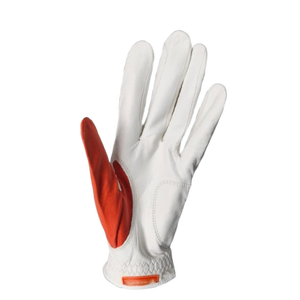 Gant de golf personnalisé en cuir Cabretta blanc, qualité supérieure, durable, léger, respirant, sportif, à doigts complets, réglable - Product Image 3