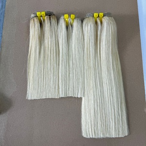 Extensions de cheveux Remy raides d'os chinois chauds Extensions de cheveux humains de haute qualité de couleur chaude crue de style vague naturelle - Product Image 1