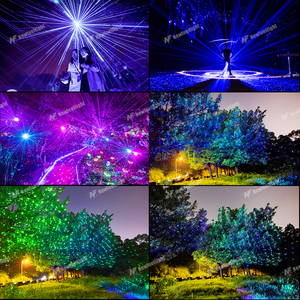 Laser à semi-conducteurs à état solide importé 2000mW pour ciel étoilé, étanche IP65, RGB 7 couleurs, Firefly DMX512, en alliage d'aluminium - Product Image 6